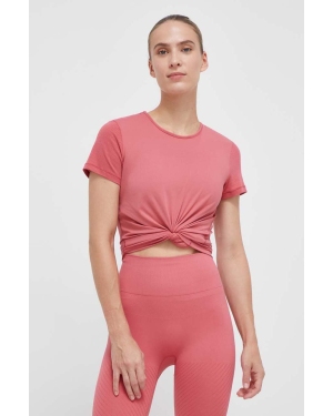 Casall t-shirt treningowy kolor różowy