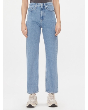 Calvin Klein Jeans Jeansy J20J222138 Niebieski Straight Fit