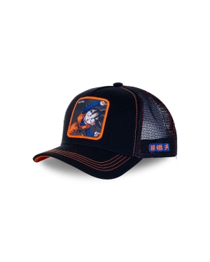 Capslab czapka Dragon Ball kolor czarny z aplikacją