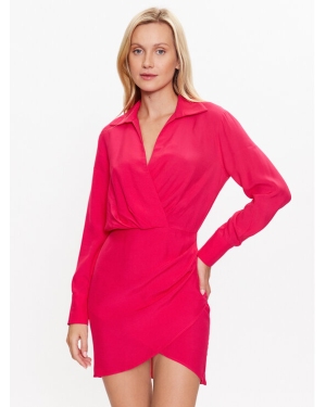 Sisley Sukienka codzienna 4B5FLV03L Różowy Regular Fit