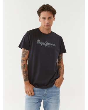 Pepe Jeans T-Shirt Wido PM509126 Granatowy Regular Fit