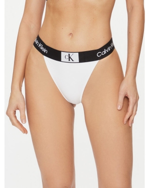 Calvin Klein Swimwear Dół od bikini KW0KW02259 Biały