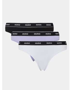Hugo Komplet 3 par fig klasycznych Triplet Brief Stripe 50480157 Kolorowy