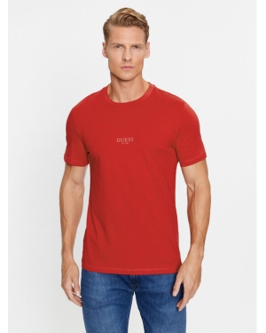 Guess T-Shirt Aidy M2YI72 I3Z14 Czerwony Slim Fit
