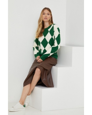 Answear Lab sweter damski kolor zielony