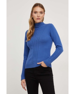 Answear Lab sweter z kaszmirem kolor niebieski lekki