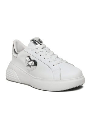 LOVE MOSCHINO Sneakersy JA15125G1HIA610B Biały