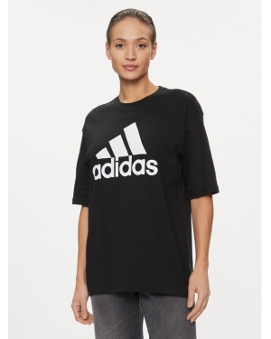 adidas T-Shirt Essentials Big Logo Boyfriend T-Shirt HR4931 Czarny Loose Fit