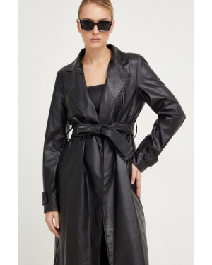 Answear Lab płaszcz damski kolor czarny przejściowy niezapinany