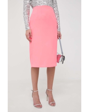 MAX&Co. spódnica x Anna Dello Russo kolor różowy midi ołówkowa