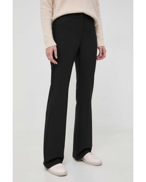 MAX&Co. spodnie damskie kolor czarny proste high waist