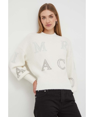 Marciano Guess sweter wełniany damski kolor beżowy