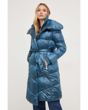 Answear Lab kurtka damska kolor niebieski zimowa