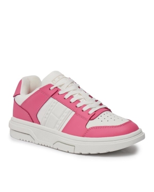 Tommy Jeans Sneakersy Tjw Skate Sneaker Mat Mix EN0EN02501 Różowy