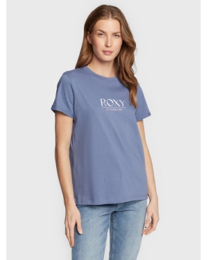 Roxy T-Shirt Noon Ocean ERJZT05424 Niebieski Regular Fit