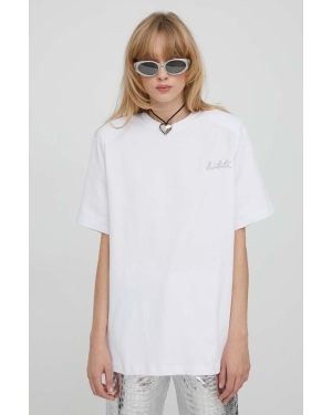 Rotate t-shirt bawełniany damski kolor biały
