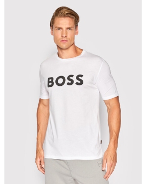 Boss T-Shirt Thinking 50481923 Biały Regular Fit
