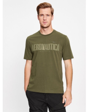 Aeronautica Militare T-Shirt 232TS2130J584 Zielony Regular Fit