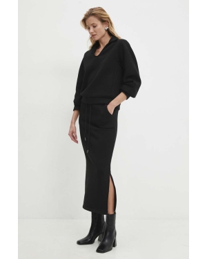 Answear Lab komplet - bluza i spódnica kolor czarny