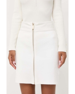 Marciano Guess spódnica kolor biały mini ołówkowa