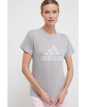 adidas t-shirt damski kolor szary IC0501