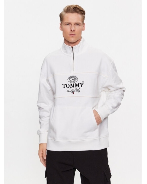 Tommy Jeans Bluza Luxe Athletic DM0DM17800 Biały Relaxed Fit