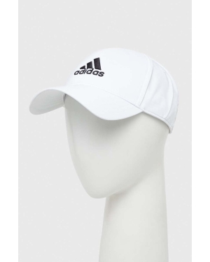 adidas czapka z daszkiem kolor biały z aplikacją II3552