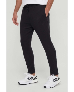 adidas spodnie dresowe kolor czarny gładkie IX3971