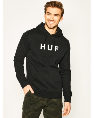HUF Bluza Essentials OG Logo PF00099 Czarny Regular Fit