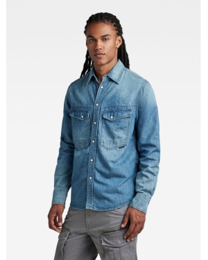 G-Star Raw Koszula jeansowa D23006-D303-D890 Niebieski Regular Fit