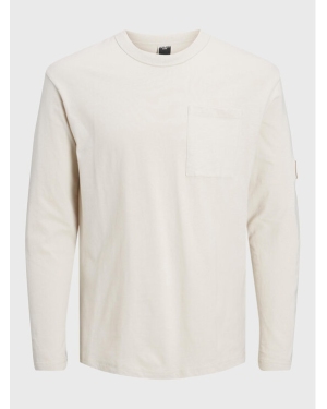 Jack&Jones Longsleeve Classic 12227674 Beżowy Relaxed Fit