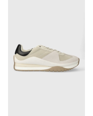 Calvin Klein sneakersy LOW TOP LACE UP kolor beżowy HM0HM01286
