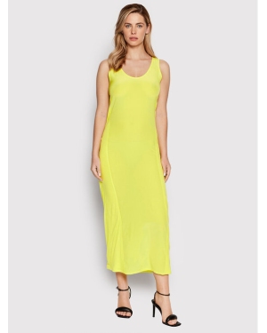 Calvin Klein Sukienka letnia K20K203854 Żółty Slim Fit