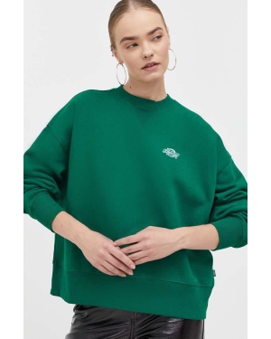 Dickies bluza damska kolor zielony gładka