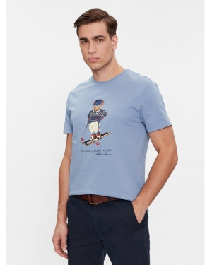 Polo Ralph Lauren T-Shirt 710853310027 Niebieski Slim Fit