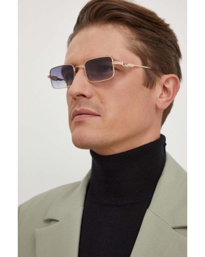 DSQUARED2 okulary przeciwsłoneczne męskie kolor turkusowy