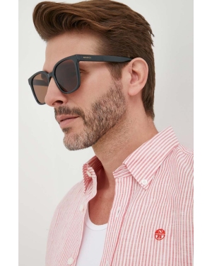 Gucci okulary przeciwsłoneczne męskie kolor szary GG1346SK