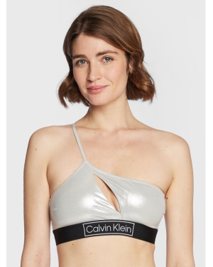 Calvin Klein Swimwear Góra od bikini KW0KW01944 Srebrny