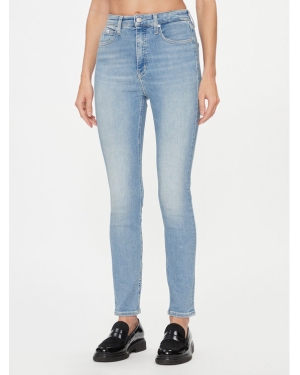 Calvin Klein Jeans Jeansy High Rise Skinny J20J222142 Niebieski Skinny Fit