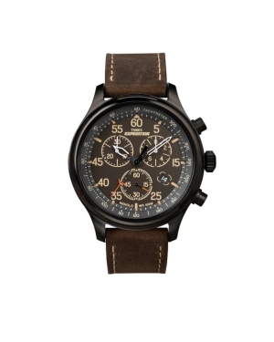 Timex Zegarek T49905 Brązowy