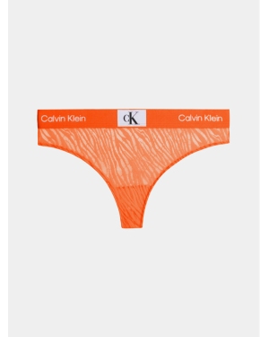 Calvin Klein Underwear Stringi 000QF7378E Pomarańczowy