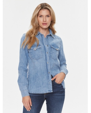 Guess Koszula jeansowa W4RH75 D59K1 Niebieski Regular Fit