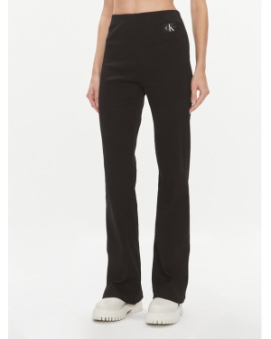 Calvin Klein Jeans Spodnie materiałowe J20J222598 Czarny Straight Fit