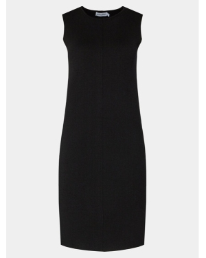 Calvin Klein Sukienka dzianinowa Extra Fine Wool Shift Dress K20K206899 Czarny Regular Fit
