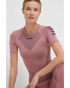Hummel t-shirt treningowy First kolor różowy
