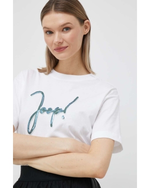 Joop! t-shirt bawełniany kolor biały