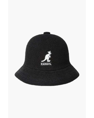 Kangol kapelusz Big Logo Casual kolor czarny K3407.BLACK-BLACK