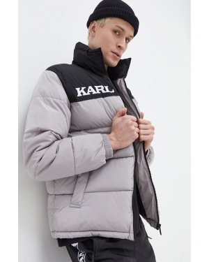 Karl Kani kurtka męska kolor szary zimowa
