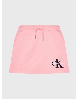 Calvin Klein Jeans Spódnica Monogram Off Placed IG0IG01578 Różowy Regular Fit