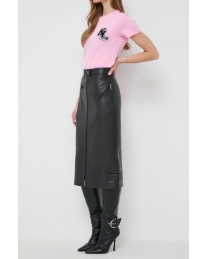 Karl Lagerfeld spódnica kolor czarny midi prosta